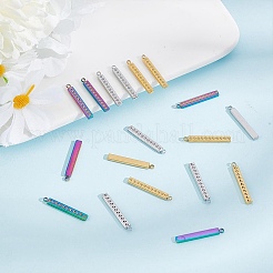 18 шт. подвеска-кабошон из нержавеющей стали 304 двух цветов&nbsp;FIND-AR0004-95