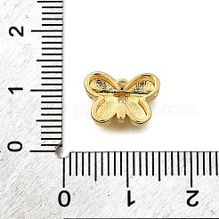 Латунные микропаве из прозрачного кубического циркония KK-B136-10G-06