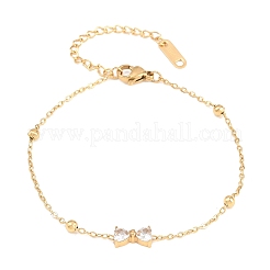 304 Edelstahl-Strass-Gliederarmbänder&nbsp;LS-BJEW-B171-13G