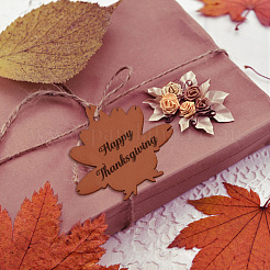 36 шт. 3 стиля деревянных подвесок на тему Дня благодарения WOOD-OC0002-75