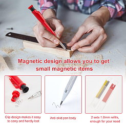 Matite da carpentiere con 2 set di ricariche&nbsp;TOOL-NB0001-86