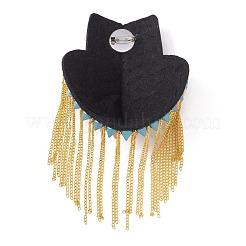 Spalline alla moda con nappe&nbsp;AJEW-WH0235-46G