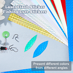 Wasserdichte holografische selbstklebende PVC-Blätter&nbsp;DIY-WH0671-266