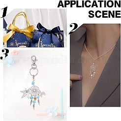 32 pièces 11 styles de style tibétain en alliage gros pendentifs&nbsp;HJEW-NB0001-23