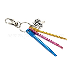 Алюминиевые крючки для вязания и подвесные украшения из сплава&nbsp;KEYC-JKC01417-03