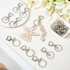 20 шт. застежки для брелка из цинкового сплава&nbsp;FIND-SP0004-26P