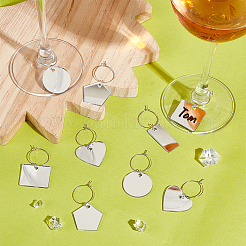 Подвески из акрилового бокала AJEW-GA00008