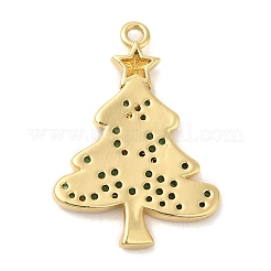 Подвески из кубического циркония с покрытием из латуни KK-R150-08G-01