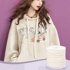 Плоский хлопковый полый шнур длиной 25 м. OCOR-BC0006-32C