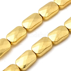 Стеклянные бусины с гальваническим покрытием &nbsp;EGLA-F166-18