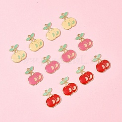 12шт 3 цвета светлые позолоченные подвески из сплава с эмалью&nbsp;FIND-FS0002-83