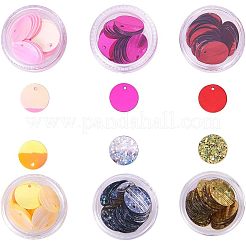 Accessori per ornamenti charms in paillette / paillettes in plastica&nbsp;PVC-OC0001-04