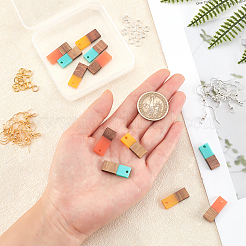 DIY-Sets zur Herstellung baumelnder Ohrringe aus Walnussholz&nbsp;DIY-OC0006-81
