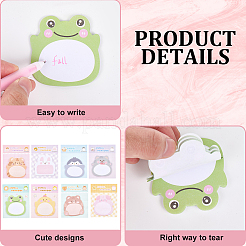 24 шт. 8 стиля милые животные блокнот для заметок клейкие заметки DIY-CP0012-68A