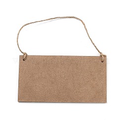 Porte en bois halloween suspendu panneau de bienvenue&nbsp;HJEW-Z002-02A