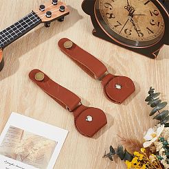 2 Stück Gitarrenhalsband aus Kunstleder mit Gitarrenplektrum-Tasche&nbsp;AJEW-CL0006-36A