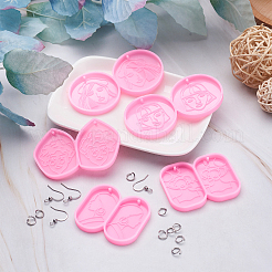 110 шт. силиконовые Молды для подвесок из пищевого силикона&nbsp;DIY-CW0001-26