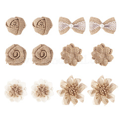 12 шт. 6 стиля аксессуаров для украшения из джута&nbsp;DIY-TA0011-98