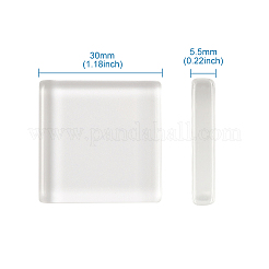 Glas cabochons&nbsp;GGLA-TAC0001-01E