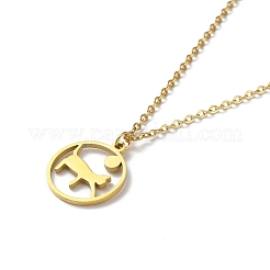 Ожерелья с подвесками из нержавеющей стали 304&nbsp;LS-NJEW-D047-01G