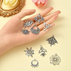 Liens de composants de lustre de style tibétain&nbsp;TIBEP-YW0001-73