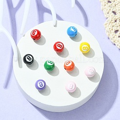 10 Stück sprühlackierte Legierungsperlen&nbsp;FIND-CJ0001-33