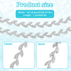 Стеклянные хрустальные цепочки со стразами FIND-WH0126-706S