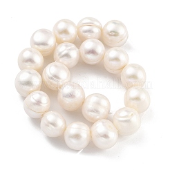 Brins de perles de culture d'eau douce naturelles&nbsp;PEAR-C003-14F