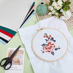 8 шт. 8 цвета 14ct вышивка крестиком канва хлопок ткань для вышивки DIY-FG0007-92