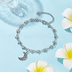 Stile tibetano bracciali in lega&nbsp;BJEW-JB10096-04
