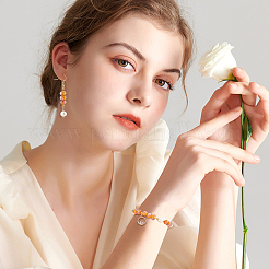 Ручной золотой песок бусины бисер нитей&nbsp;LAMP-OC0001-30D