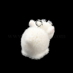 Pendentifs en résine opaque et floconneux&nbsp;RE-CBAC51B-06P