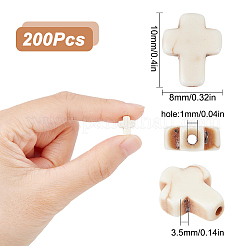 200шт синтетические бирюзовые бусины G-SC0002-37