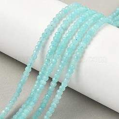 Природных амазонит бисер нитей G-E194-02B