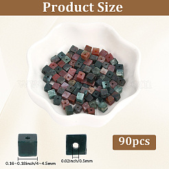 90 pièce de perles d'agate indiennes naturelles&nbsp;G-PA0002-54