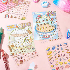 Pegatinas de plástico para mascotas&nbsp;DIY-TA0015-80G