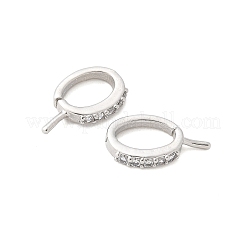 Латунные микропроволочные кубические циркониевые подвески KK-D324-10P