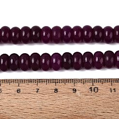 Chapelets de perles de jade blanche naturelle&nbsp;G-Q613-01F-23