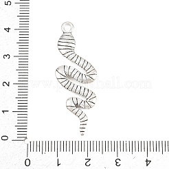 Tibetischer stil Aluminium Anhänger & Charms&nbsp;TIBEP-F079-01AS-02