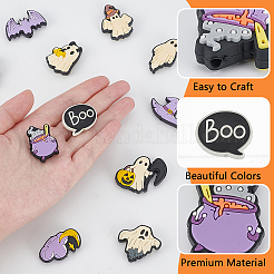 30шт 15 набора бусин ПВХ на тему Хэллоуина PVC-ME0001-01