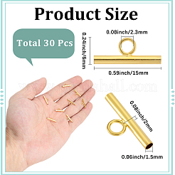 30шт стальная трубчатая бусина&nbsp;FIND-SC0019-09