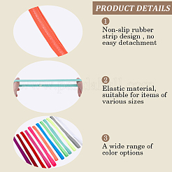 Elastisches Lesezeichen aus Nylon und Spandex in Bonbonfarbe&nbsp;OFST-CP0001-14B