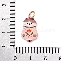 Pendenti in ottone stampato&nbsp;KK-CBAB1CA-19A-G