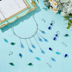 16шт 6 стильные стеклянные подвески PALLOY-PH01796