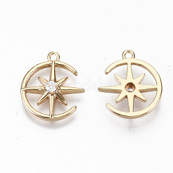 Латунные микро проложить кубического циркония подвески&nbsp;X-KK-S359-063-RS