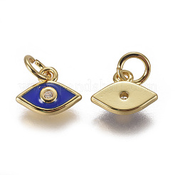 Латунные микро проложить кубического циркония подвески ZIRC-I026-04G