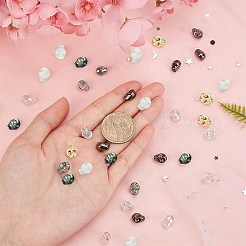 Гальванические стеклянные бусины&nbsp;EGLA-SC0001-03