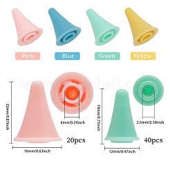 60 шт. 2 протектора для кончиков спиц из синтетического каучука FIND-GL0001-53