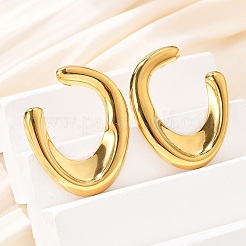 Серьги-гвоздики из нержавеющей стали 304&nbsp;EJEW-D319-03G