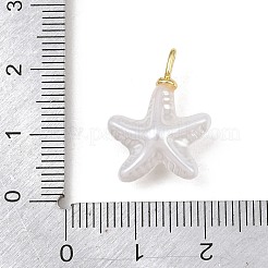Perlenanhänger aus Messing und ABS-Kunststoff&nbsp;PL-CBAEB37-01A-G